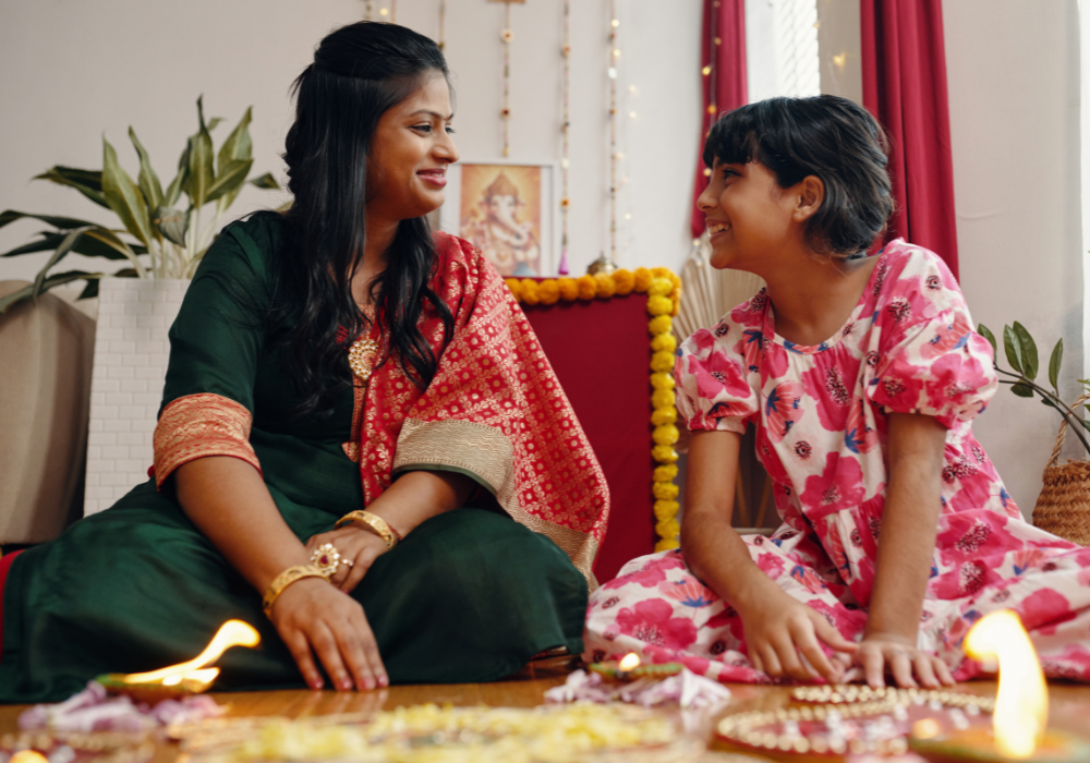 indians celebrating festival abroad